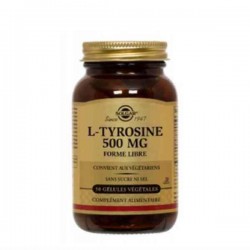 SOLGAR - L-Tyrosine 500mg. 50 gélules végétales