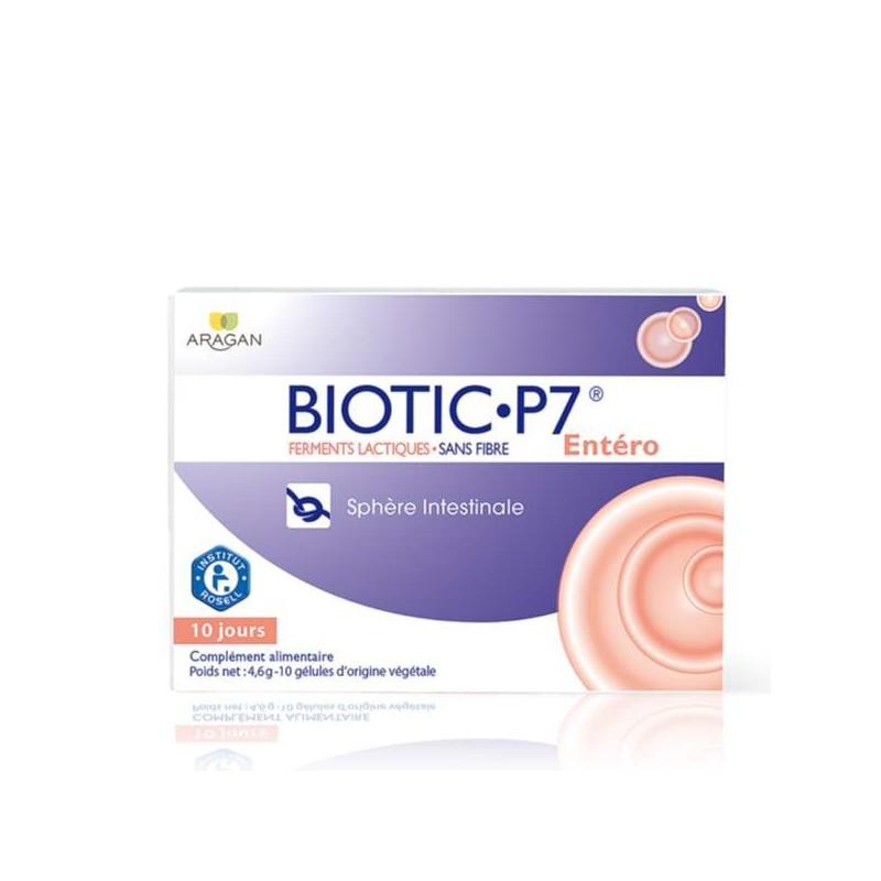 ARAGAN - BIOTIC P7 ENTERO - 10 gélules