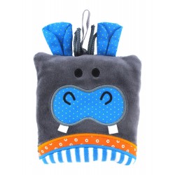 SOFRAMAR - Coussin bouillotte au colza - HIPPOPOTAME - IDEE CADEAU !!!!