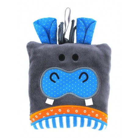 Fashy® - Coussin bouillotte au colza - hippopotame - 