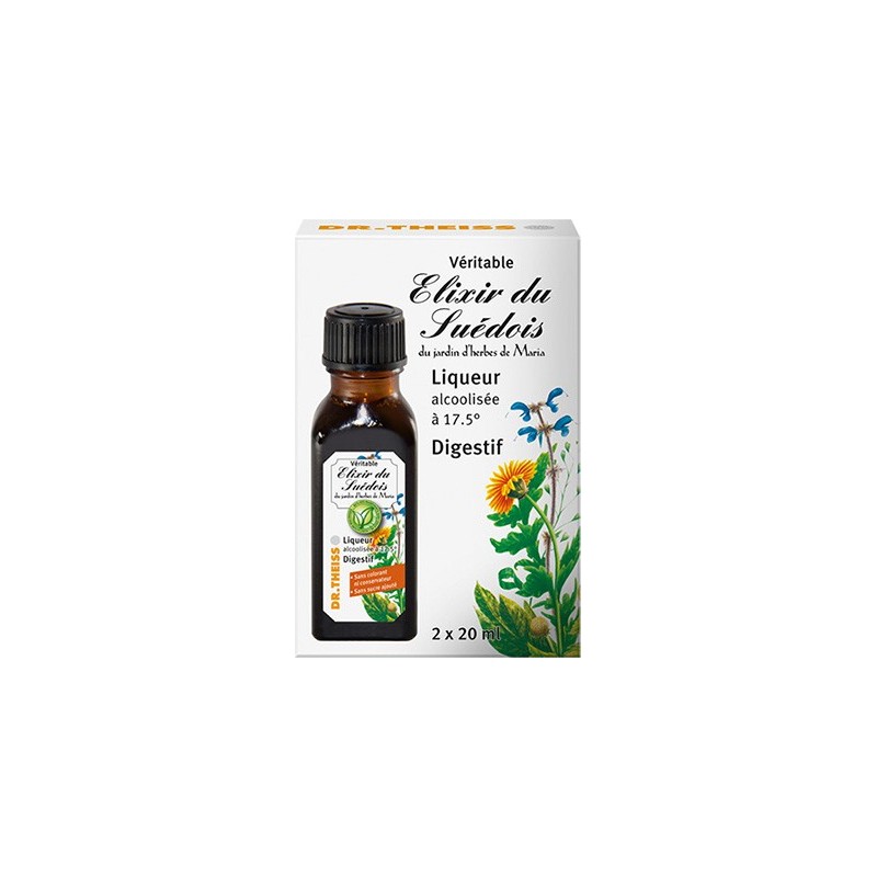 Dr THEISS - ELIXIR DU SUEDOIS - Pack de 2X20ml 