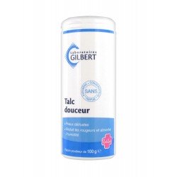 GILBERT - TALC DOUCEUR - Poudreuses 100g