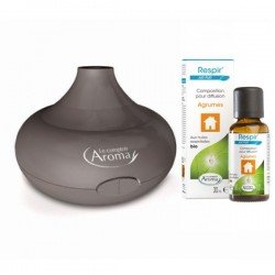 Comptoir Aroma - Diffuseur Nomade + solution airpur agrumes - IDEE CADEAU!