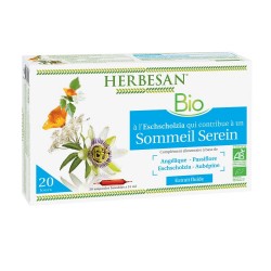 HERBESAN® - PHYTO Sommeil BIO - 20 Ampoules de 15ml
