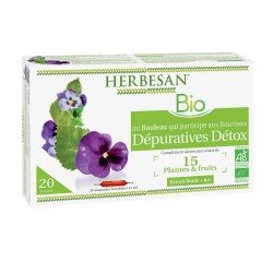 HERBESAN® - PHYTO Bouleau DETOX - 20 Ampoules de 15ml