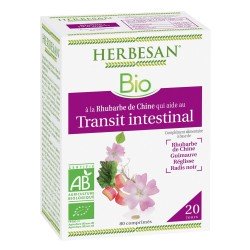 HERBESAN® - Rhubarbe TRANSIT BIO - 80 comprimés