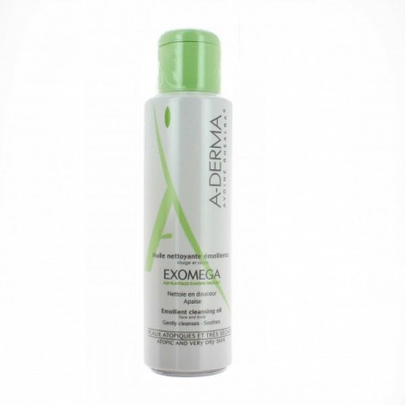 A-DERMA - Exomega huile nettotante émolliente visage et corps - 500ml