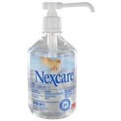 3M France - NEXCARE - Gel mains antiseptique - sans rinçage - 500ml
