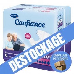 DEGRIFF - Confiance - couches adultes Confort - Absorption 10 - Taille XL - sachet de 14
