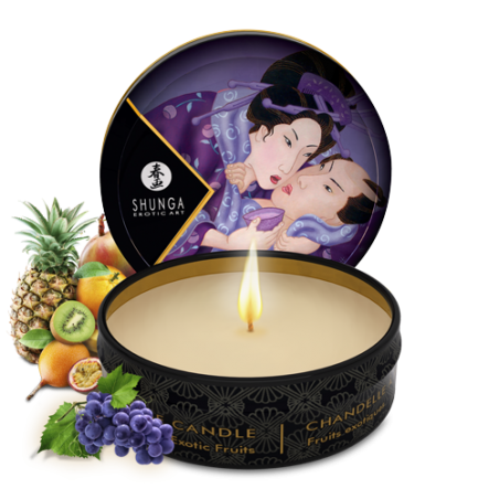SHUNGA - Bougie Massage FRUITS EXOTIQUES - 30ML
