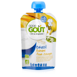Good Goût - Purée de Fruits dès 4 mois BIO - BANANE - 120GR 