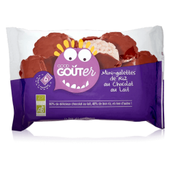 Good Goût - Biscuits dès 10 mois BIO - Mini-Galettes de riz POMME - 40GR 