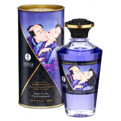 SHUNGA - Huile chauffante - érotique - fruits exotiques - 100ml