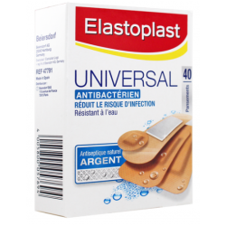 Elastoplast - Pansement antibactérien - universal - 40 pansements