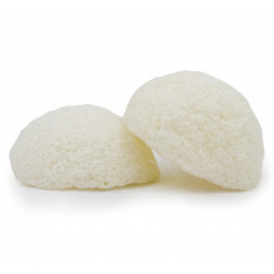 Abricot & Bergamotte - Eponge de konjac - nature - 8cm