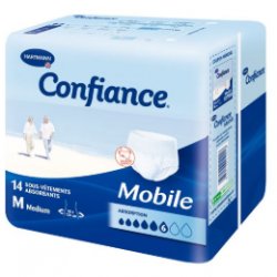 Confiance - couches adultes Mobile - absorption 6 - sachet de 14