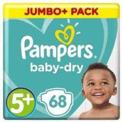 Pampers - Active Fit 68 Couches Taille 5 (12-17 kg)