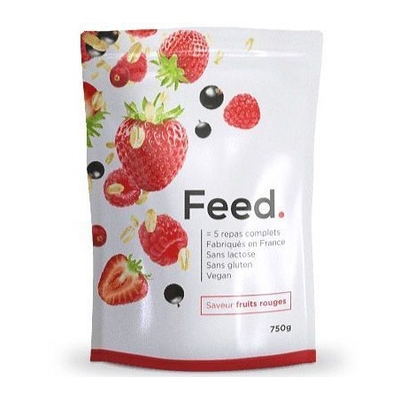Feed - Sachet 5 repas complet fruits rouges - 750g
