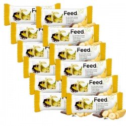 Feed - Lot de 12 Barres repas complet banane chocolat - 12x100g