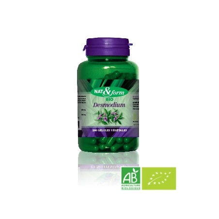 NAT & form - DESMODIUM BIO - 200 gélules végétales