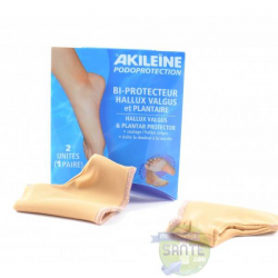 AKILEÏNE® - PODOPROTECTION - Bi Protecteur Hallux Valgus et Coussin Plantaire X 2