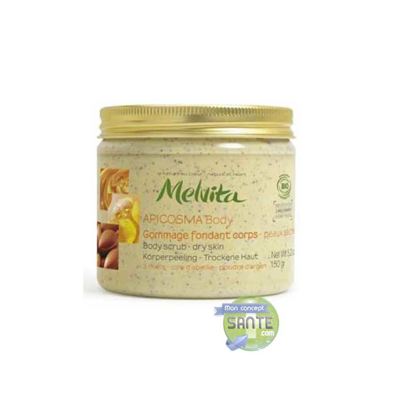 Melvita - APICOSMA – Gommage Fondant pour le Corps – 150ml – pot