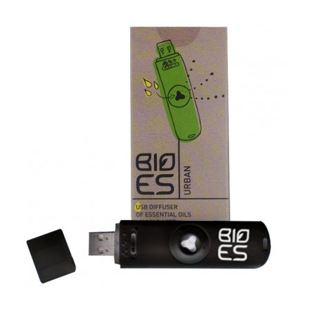 BIOES - DIFFUSEUR D'HUILES ESSENTIELLES - CLE USB - URBAN NOIR - IDEE CADEAU!