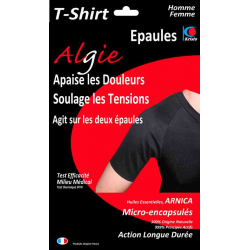 KRISTO - ALGIE T-Shirt EPAULES micro-encapsulée - apaise les douleurs