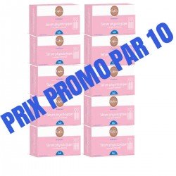 Physiologica Sérum physiologique sans conservateur - lot de 10 x 40x5ml 