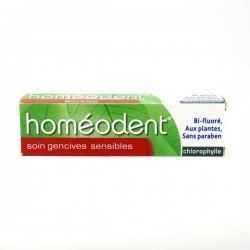 BOIRON - HOMEODENT - soin gencives sensibles - goût chlorophylle