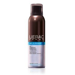 LIERAC - HOMME - GEL À RASER - HYDRATANT - PROTECTEUR ANTI-IRRITATIONS - flacon 150ml.