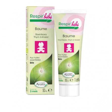 Comptoir Aroma - Baume Respir Bébé dès 3 mois - tube 50ml