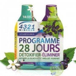 Arkopharma - 4.3.2.1. MINCEUR Détox et Draineur cassis et jasmin/sureau - Lot 2 x 280ml