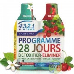 Arkopharma - 4.3.2.1. MINCEUR Détox et Draineur acerola/cranberry et jasmin/sureau - Lot 2 x 280ml