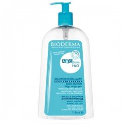 BIODERMA - ABCDerm H2O -  Solution Micellaire  - Eau nettoyante sans rinçage - 1litre