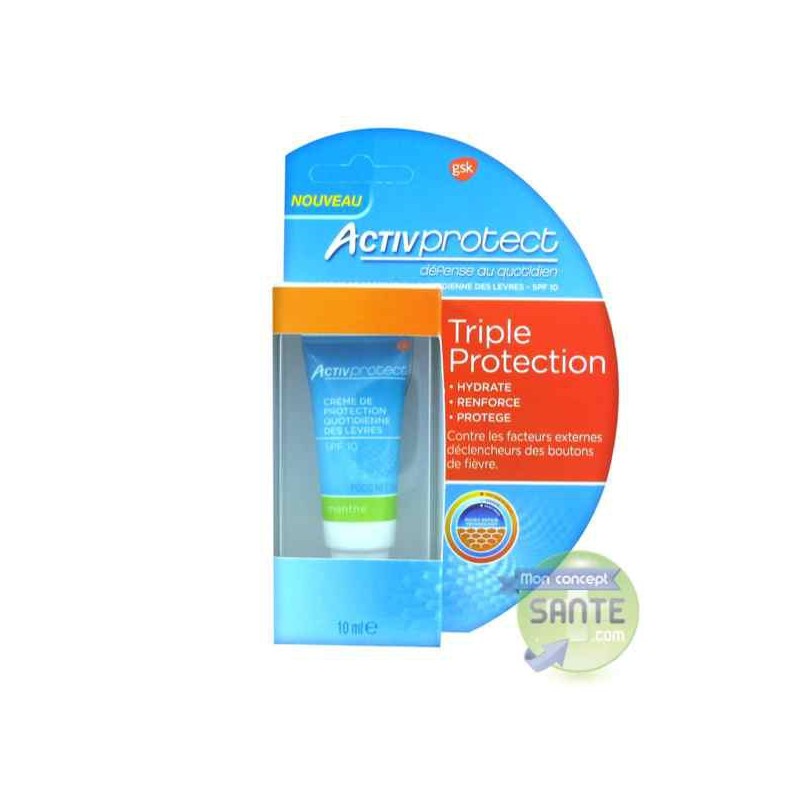 ACTIVPROTECT - Crème de protection quotidienne des lèvres - sans parfum - 10ml