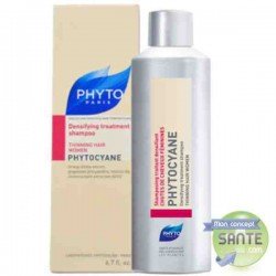 PHYTO - PHYTOCYANE Shampooing traitant densifiant CHUTES DE CHEVEUX flacon alu 200ml.