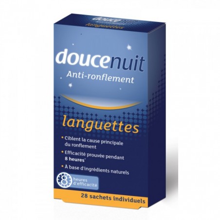 Doucenuit - Languettes anti-ronflement - 28 sachets individuels
