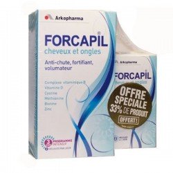 Arkopharma - FORCAPIL Cheveux et ongles - 240 Gélules - programme 4 mois