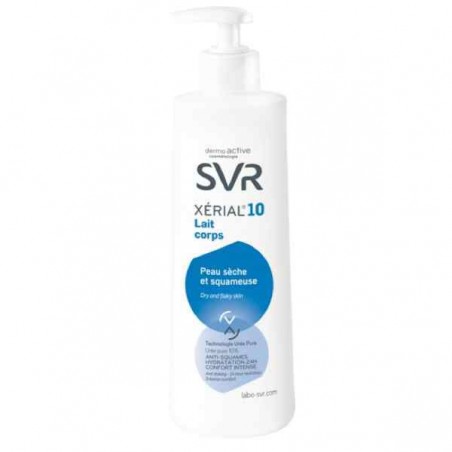 SVR - XERIAL 10  Lait Corps - flacon pompe 400ml