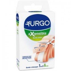 URGO - Pansements Extensibles - BANDE A DECOUPER - 1m X 6cm