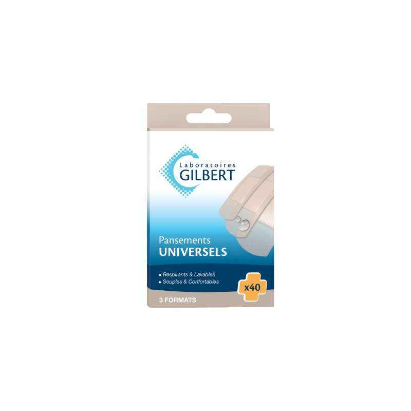 GILBERT - PANSEMENTS UNIVERSELS X 40