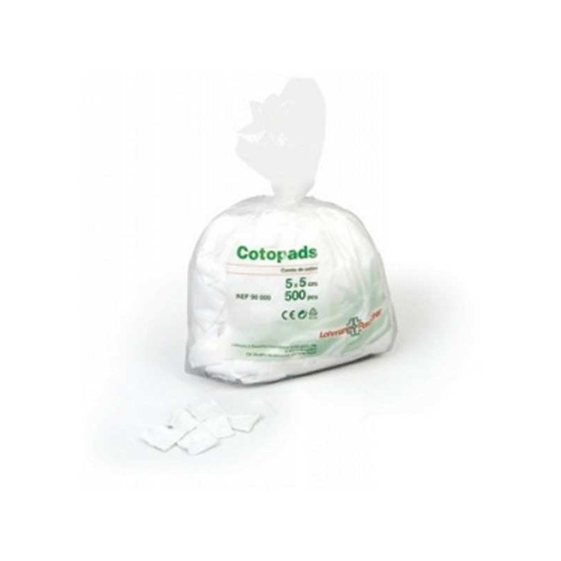 LOHMANN & R. - Cotopads carrés de coton 5cmX5cm - 500 pièces